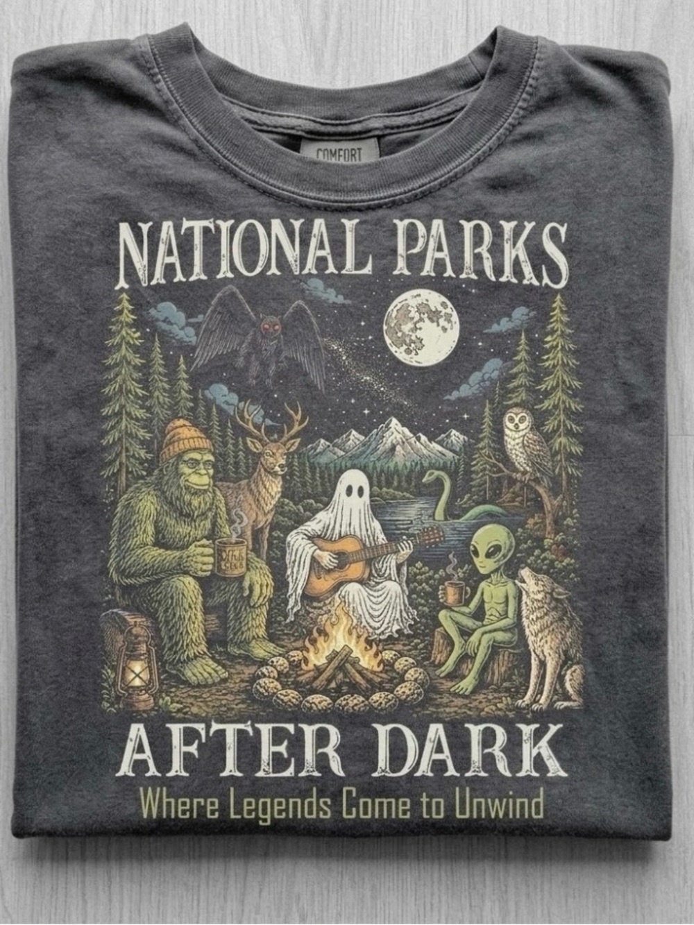 Comfort Colors National Parks After Dark Retro 90s Graphic Tee